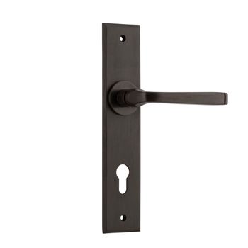 Annecy Lever - Chamfered Backplate