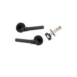 20623KPASS60 - Helsinki Lever - Round Rose Passage Kit - Matt Black - Passage