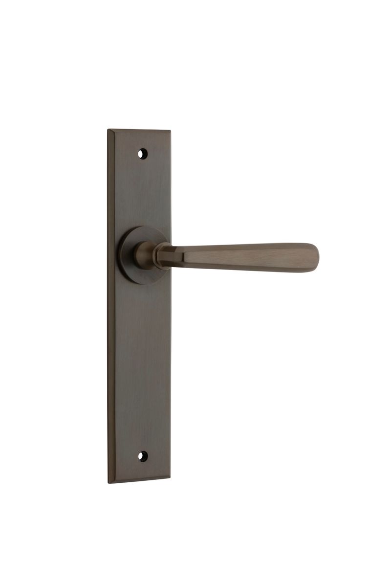 10880 - Copenhagen Lever - Chamfered Backplate - Signature Brass - Passage