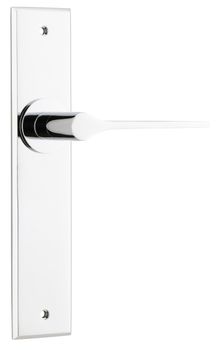 Como Lever - Chamfered Backplate