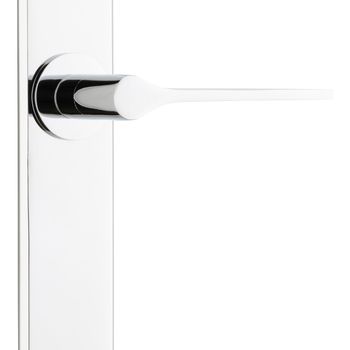 Como Lever - Chamfered Backplate
