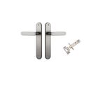 14764KPASS60 - Bronte Lever - Oval Backplate Passage Kit - Satin Nickel - Passage