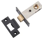 21489 - Hard Sprung Split Cam Tube Latch - 45mm Backset - Matt Black