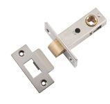 21507 - Hard Sprung Split Cam Tube Latch - 45mm Backset - Satin Nickel
