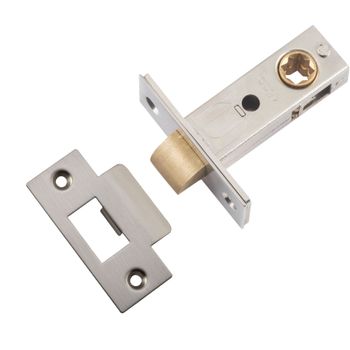 Hard Sprung Split Cam Tube Latch - 45mm Backset