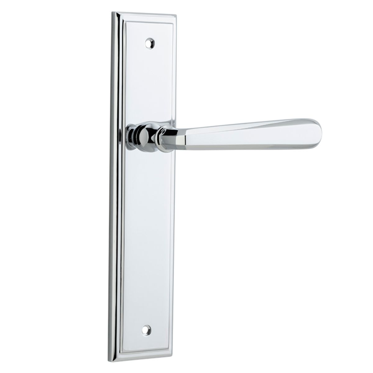 11878 - Copenhagen Lever - Stepped Backplate - Polished Chrome - Passage