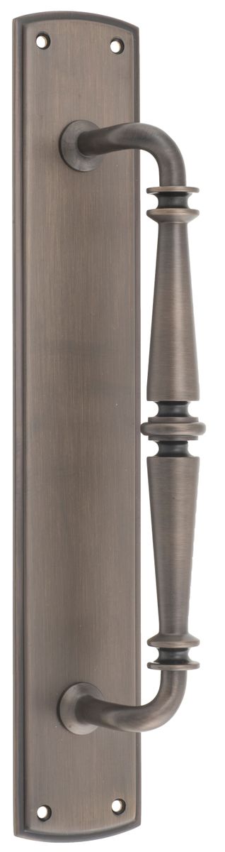 9341 - Sarlat Pull Handle on Backplate - Signature Brass
