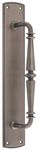 9341 - Sarlat Pull Handle on Backplate - Signature Brass