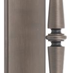 9341 - Sarlat Pull Handle on Backplate - Signature Brass