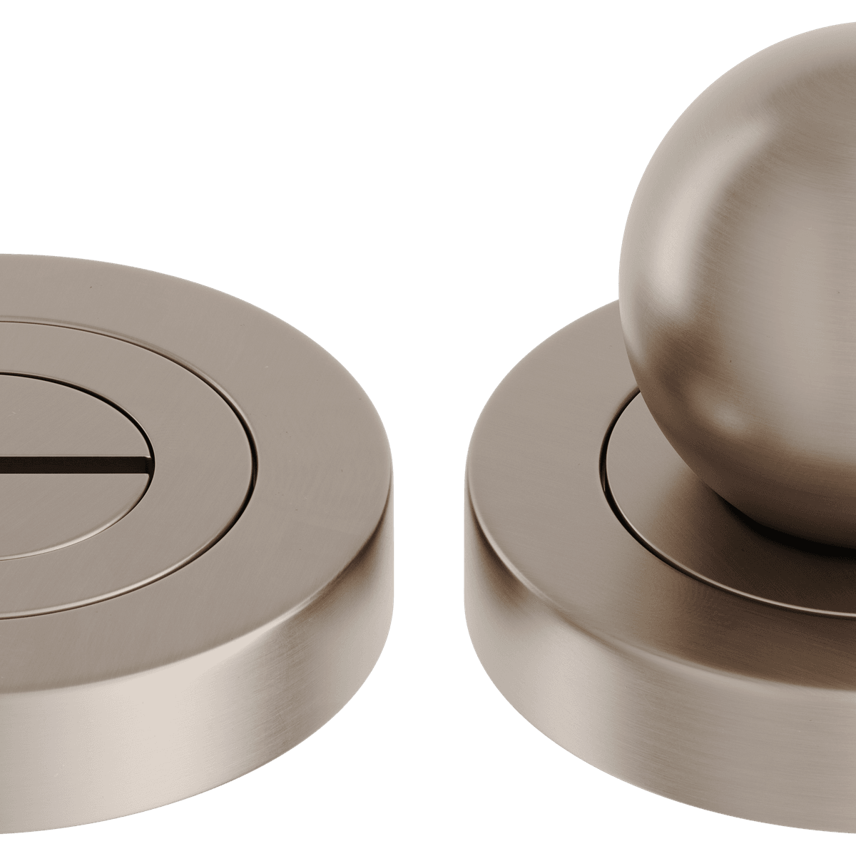 24145 - Puerto Privacy Turn - Round - Satin Nickel