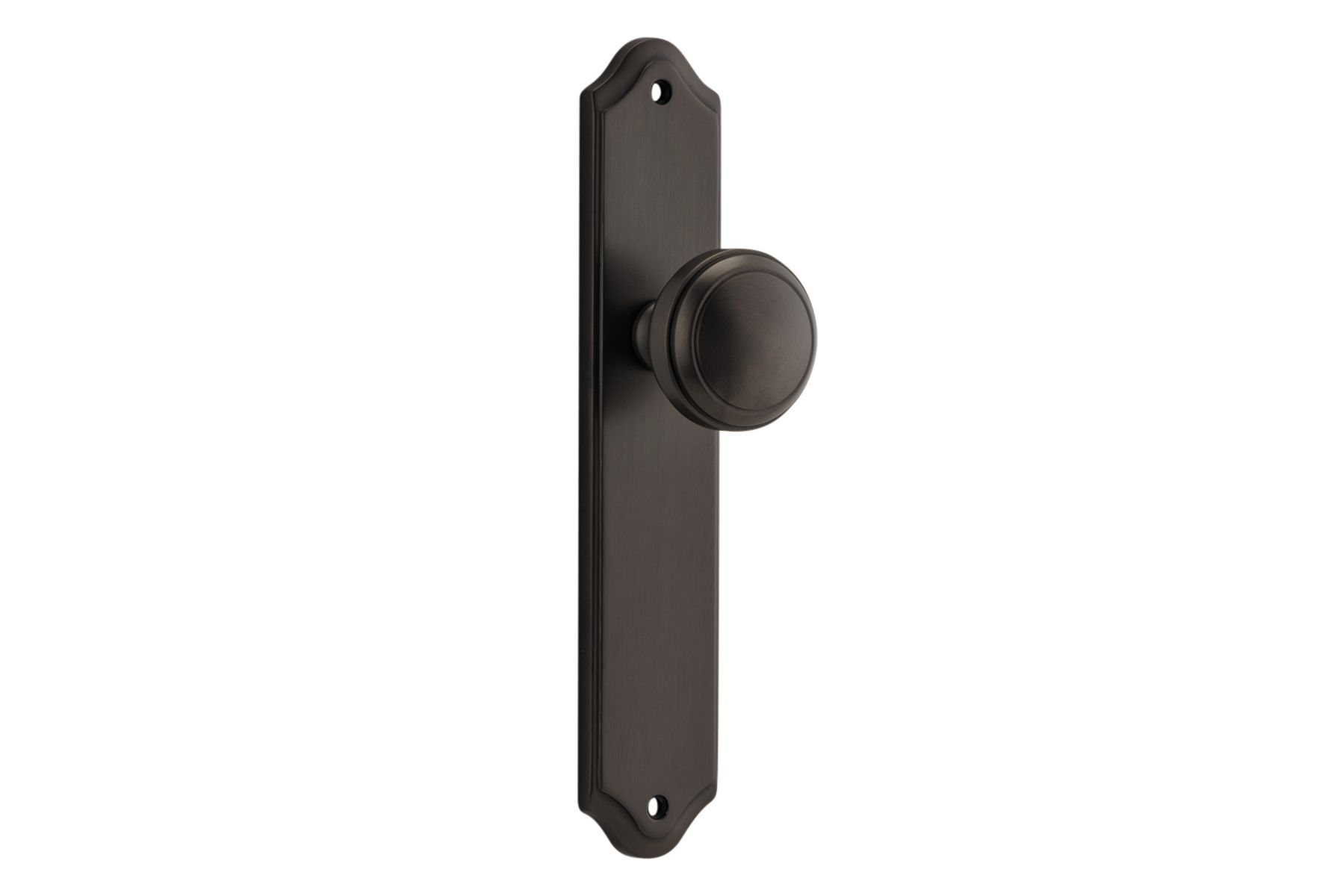 10826 - Paddington Knob - Shouldered Backplate - Signature Brass - Passage