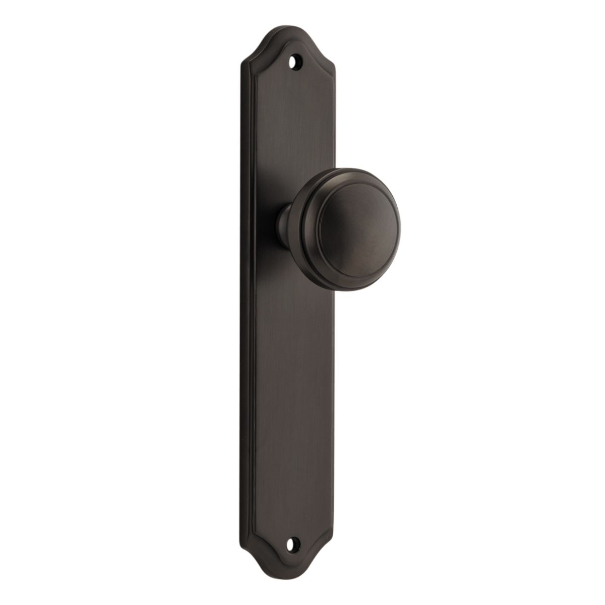 10826 - Paddington Knob - Shouldered Backplate - Signature Brass - Passage