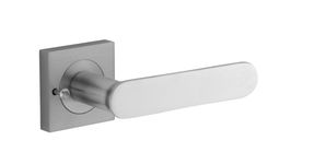 0405KIBPRIV60 - Bronte Lever - Square Rose Privacy Kit (Inbuilt Privacy) - Brushed Chrome - Privacy