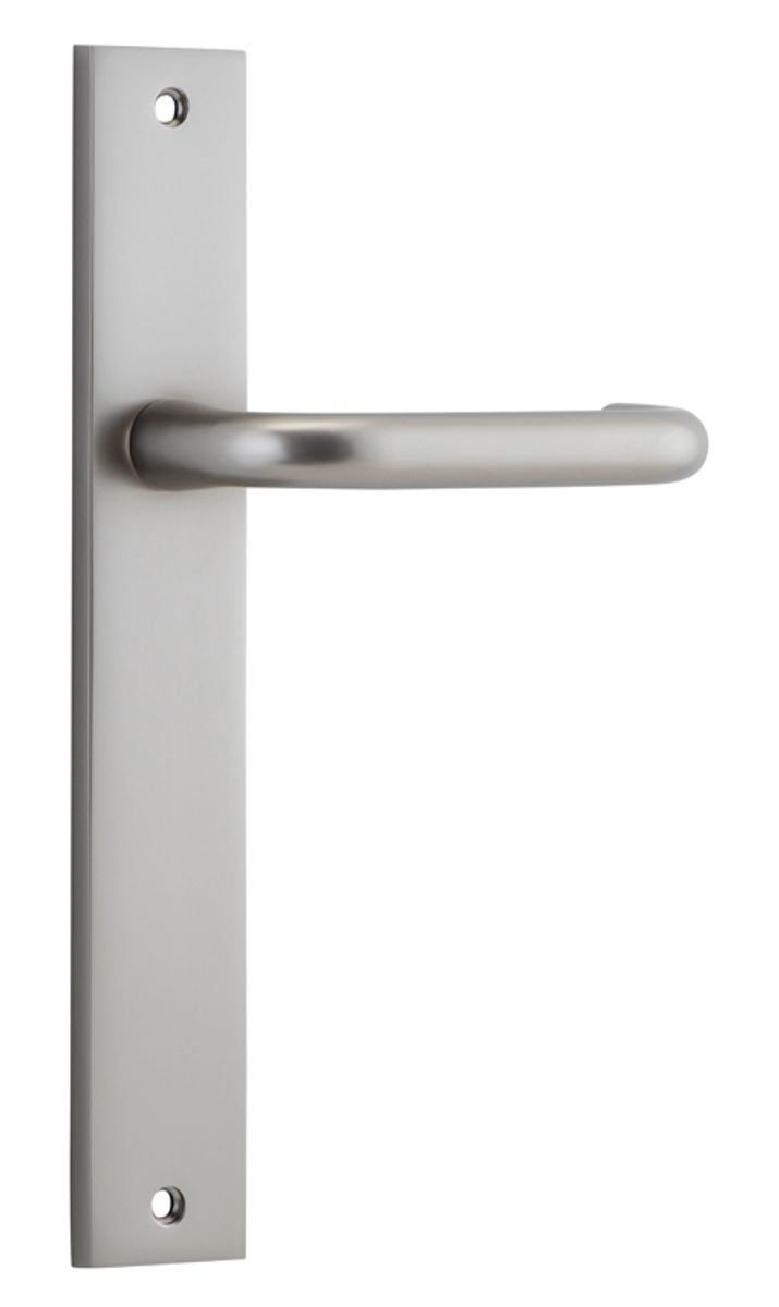 14844 - Oslo Lever - Rectangular Backplate - Satin Nickel - Passage