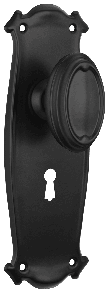Bungalow Door Knob - Long Backplate