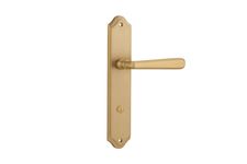 15374P85 - Copenhagen Lever - Shouldered Backplate - Brushed Brass - Privacy