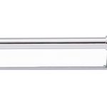 21004B - Helsinki Cabinet Pull with Backplate - CTC128mm - Polished Chrome