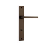10702P85 - Baltimore Lever - Rectangular Backplate - Signature Brass - Privacy