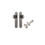 13832KPASS60 - Paddington Knob - Oval Backplate Passage Kit - Distressed Nickel - Passage