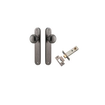 Paddington Knob - Oval Backplate Passage Kit