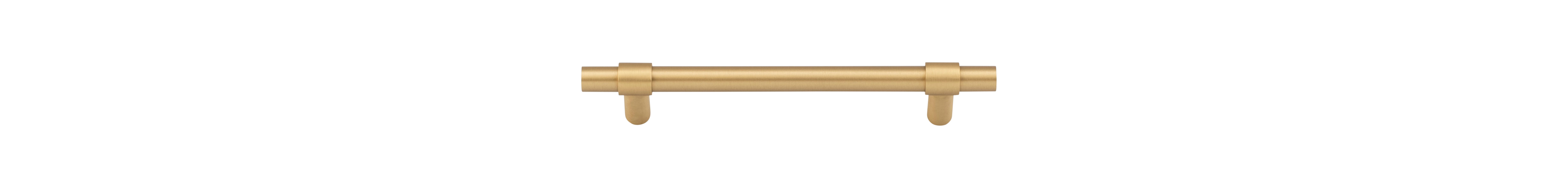 21006 - Helsinki Cabinet Pull - CTC128mm - Brushed Brass