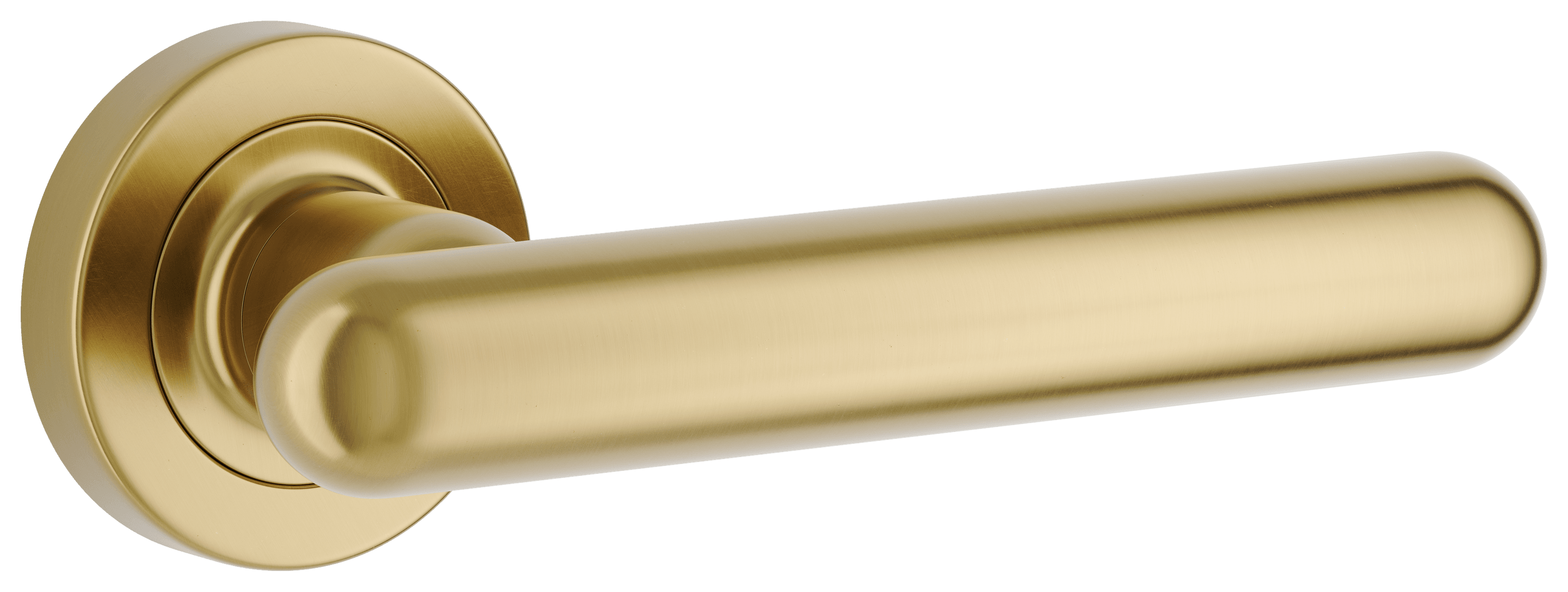 24000 - Puerto Lever - Round Rose - Brushed Gold PVD - Passage