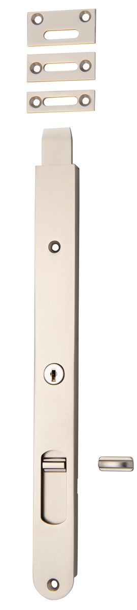 20329 - Locking Flush Bolt - 300mm - Satin Nickel