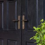 10876E85 - Copenhagen Lever - Oval Backplate - Signature Brass - Entrance