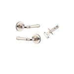 0318KIBPRIV60 - Verona Lever - Round Rose (Inbuilt Privacy) - Polished Nickel - Privacy