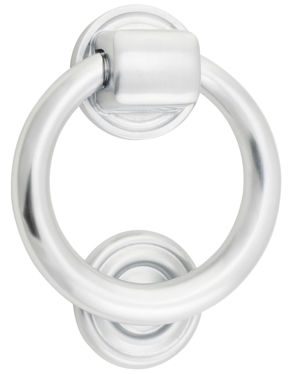 9325 - Ring Door Knocker - Brushed Chrome