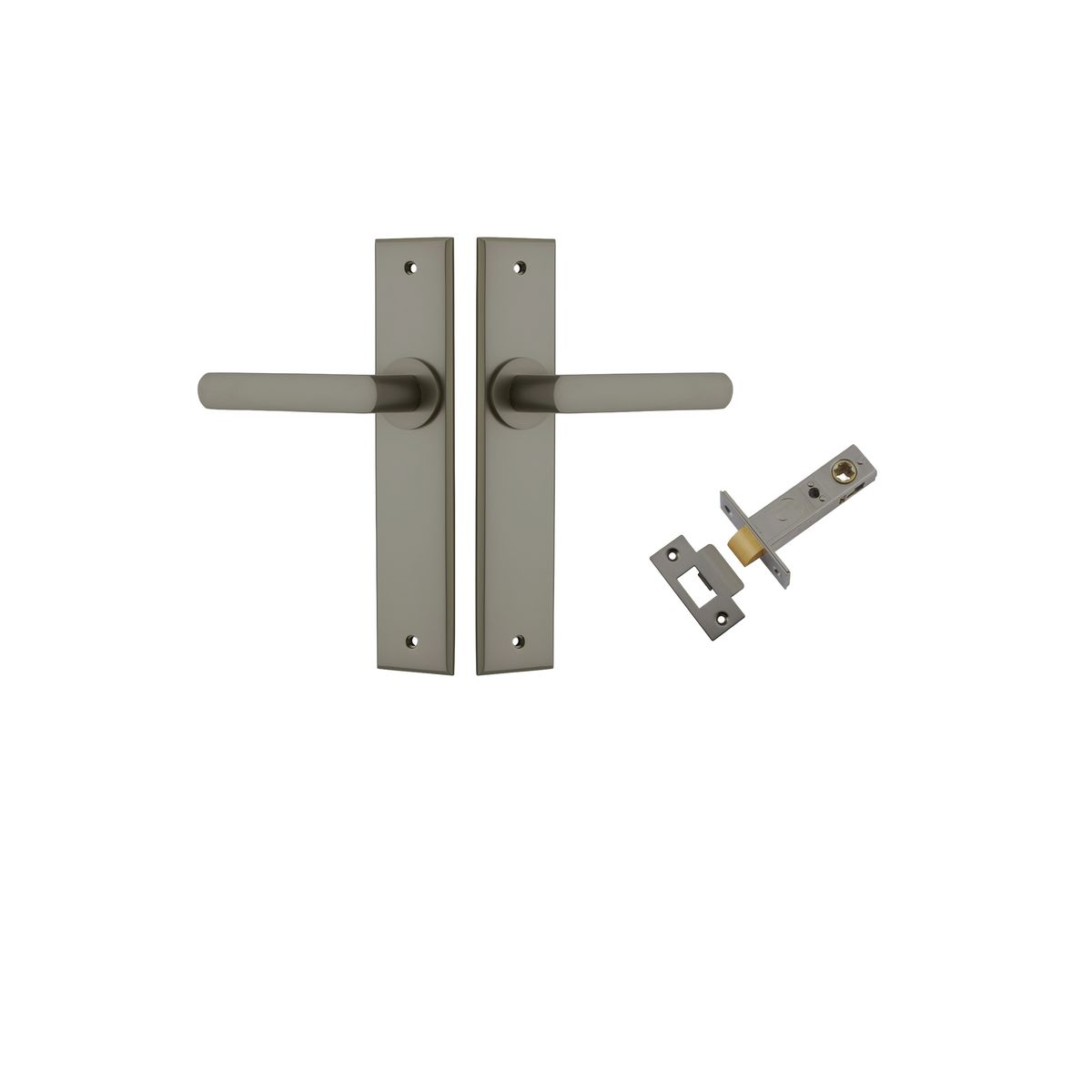 16768KPASS60 - Osaka Lever - Chamfered Backplate Passage Kit - Graphite PVD - Passage