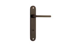 10726P85 - Baltimore Lever - Oval Backplate - Signature Brass - Privacy
