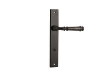 10706P85 - Verona Lever - Rectangular Backplate - Signature Brass - Privacy
