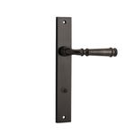 10706P85 - Verona Lever - Rectangular Backplate - Signature Brass - Privacy