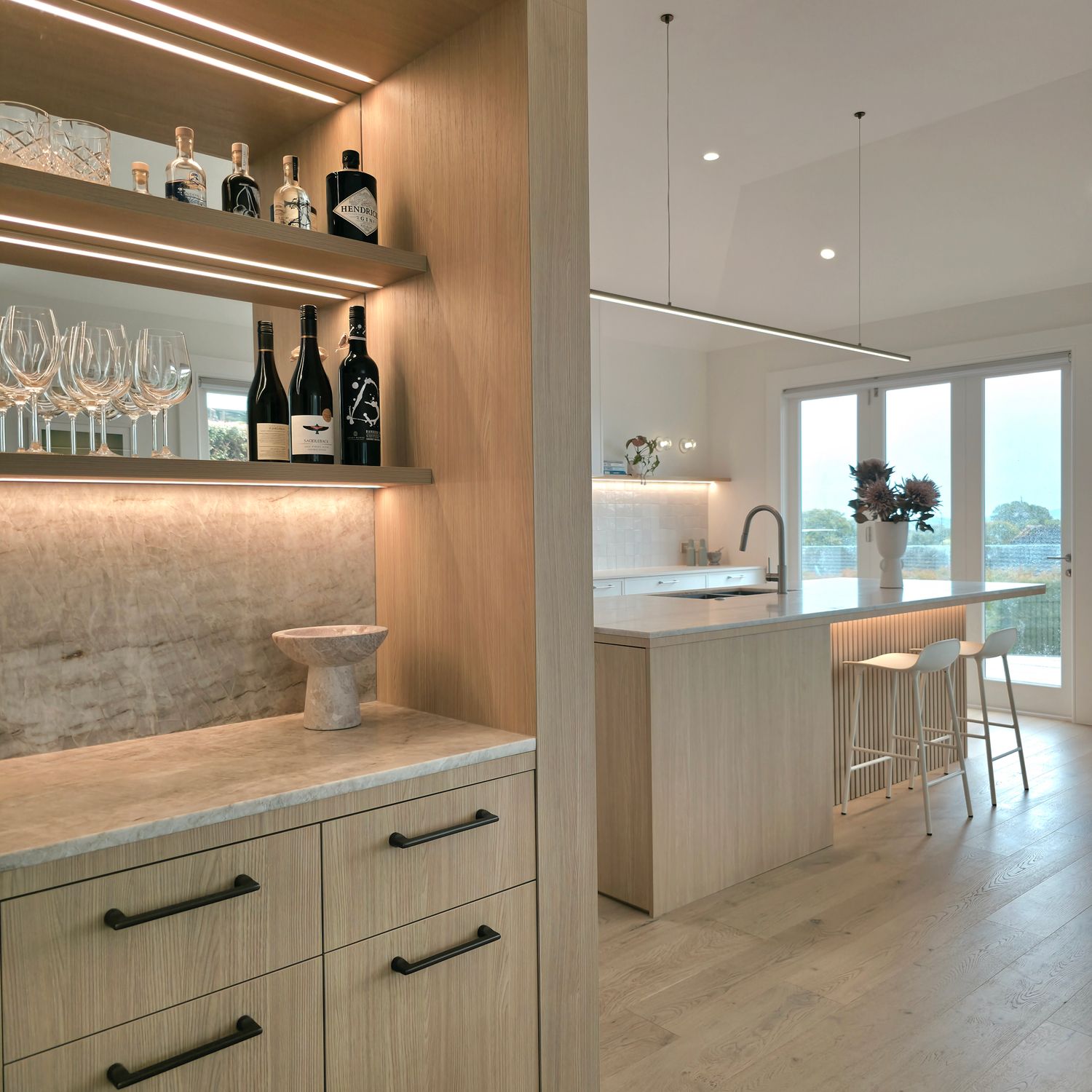 17201 - Baltimore Cabinet Pull - CTC160mm - Brushed Gold PVD