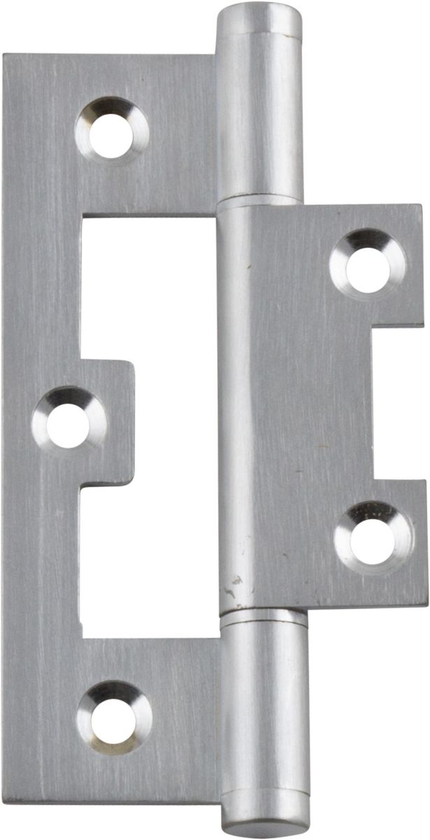 2798 - Hirline Hinge - H89xW35mm - Brushed Chrome