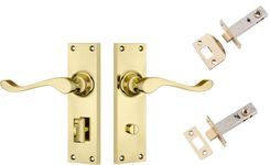 Victorian Lever - Long Backplate Privacy Set