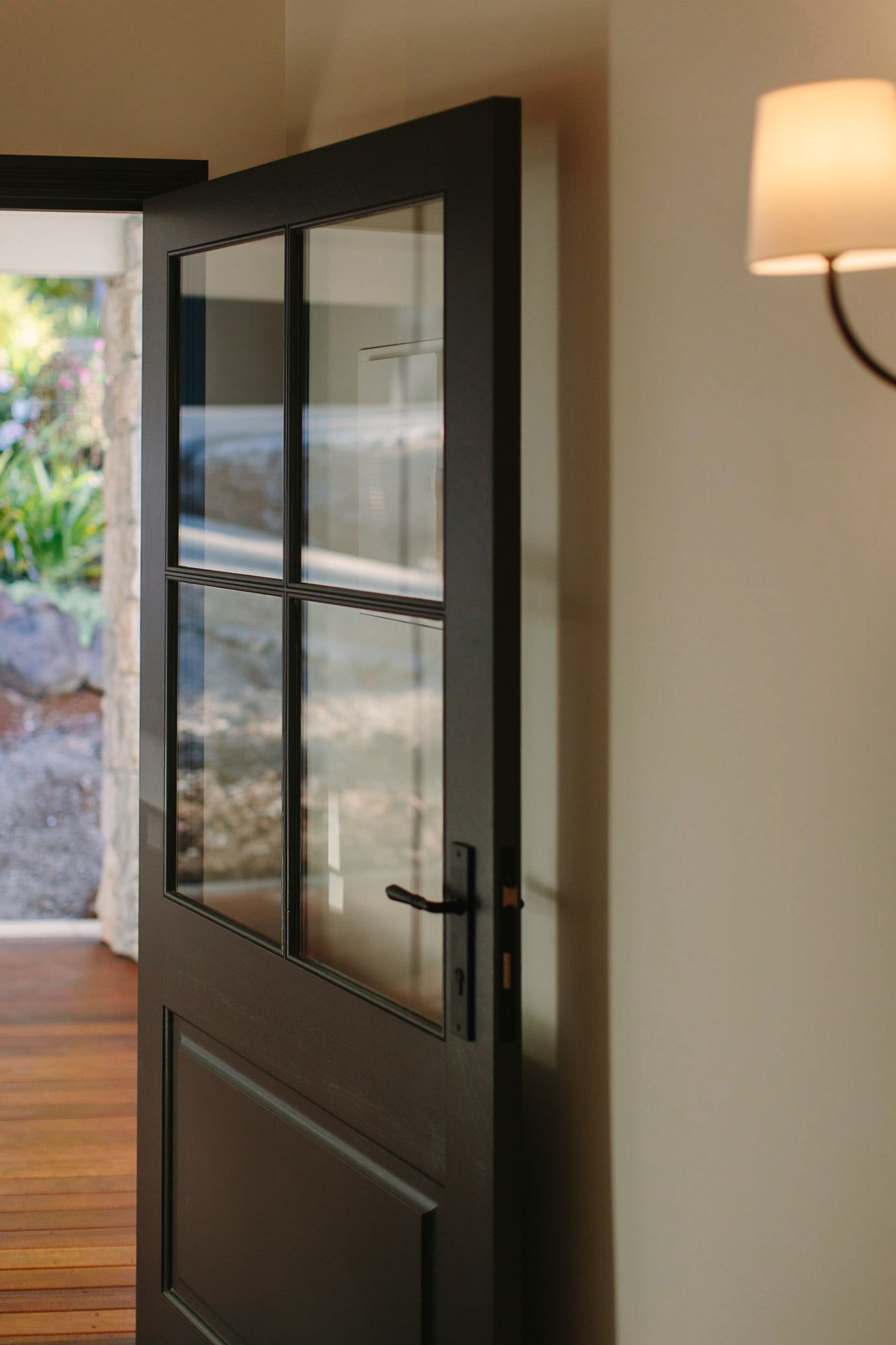 16200E85 - Sarlat Lever - Rectangular Backplate - Brushed Gold PVD - Entrance