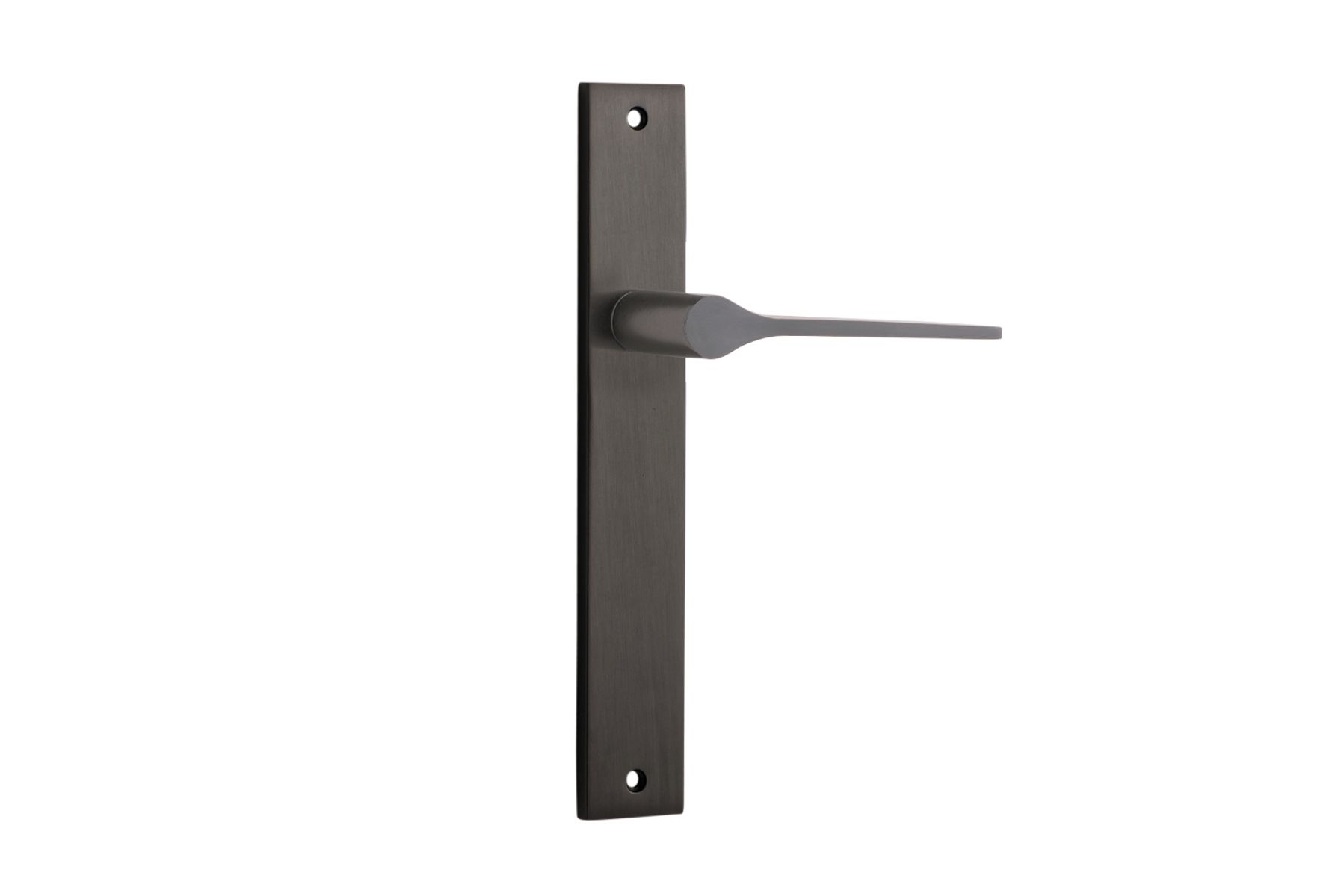 10754 - Como Lever - Rectangular Backplate - Signature Brass - Passage