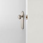 14832 - Paddington Knob - Oval Backplate - Satin Nickel - Passage
