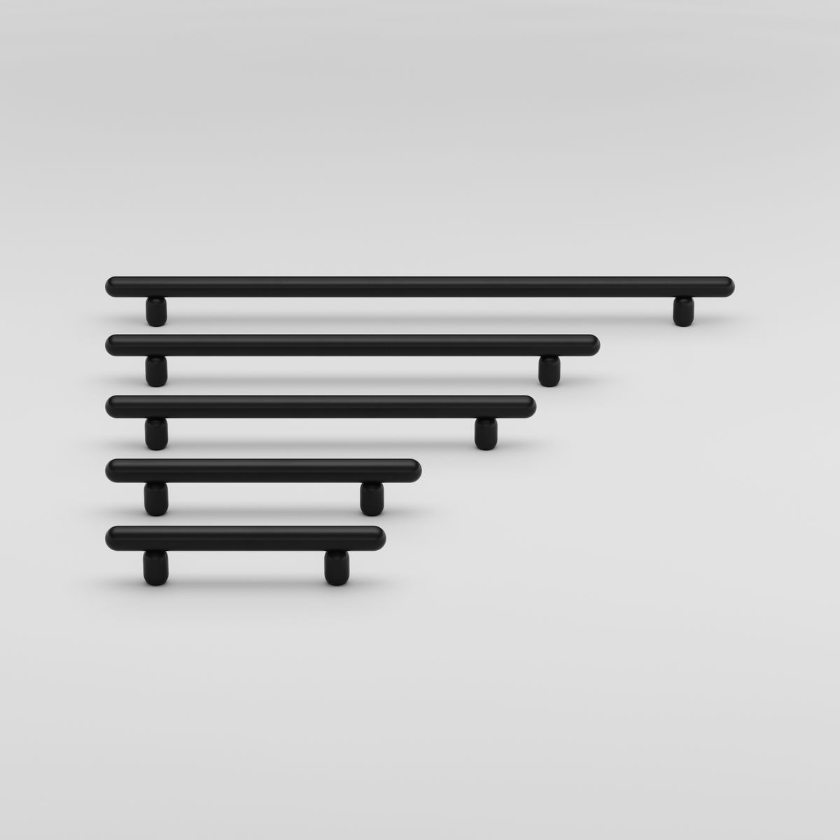 24063 - Puerto Cabinet Pull - CTC 320mm - Matt Black