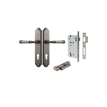 Verona Lever - Shouldered Backplate Entrance Kit with High Security Lock