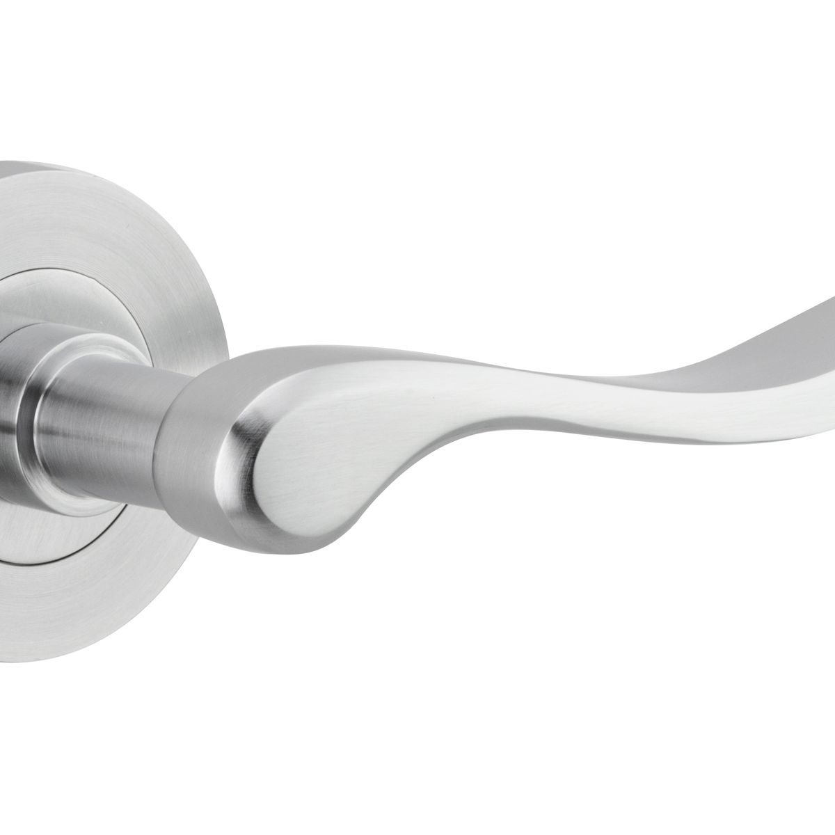 20795KIBPRIV60 - Stirling Lever - Round Rose (Inbuilt Privacy) - Brushed Chrome - Privacy