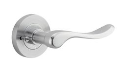 20795KIBPRIV60 - Stirling Lever - Round Rose (Inbuilt Privacy) - Brushed Chrome - Privacy