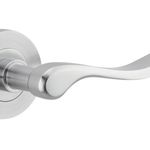 20795KIBPRIV60 - Stirling Lever - Round Rose (Inbuilt Privacy) - Brushed Chrome - Privacy