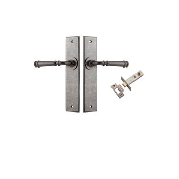 Verona Lever - Chamfered  Backplate Passage Kit