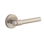 20629KIBPRIV60 - Helsinki Lever - Round Rose (Inbuilt Privacy) - Satin Nickel - Privacy