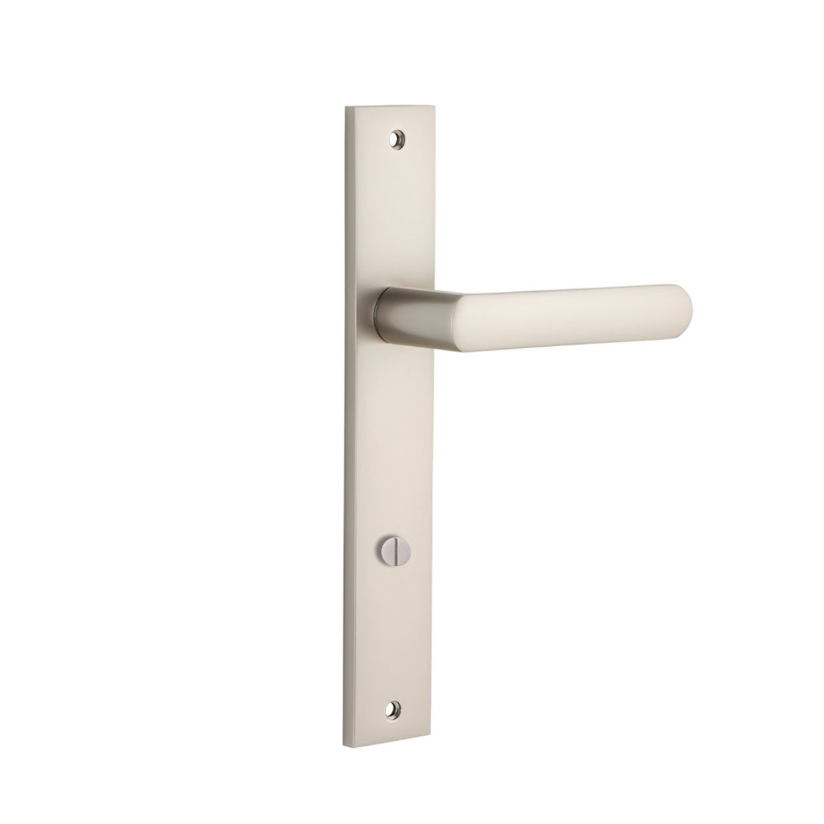 14860P85 - Osaka Lever - Rectangular Backplate - Satin Nickel - Privacy