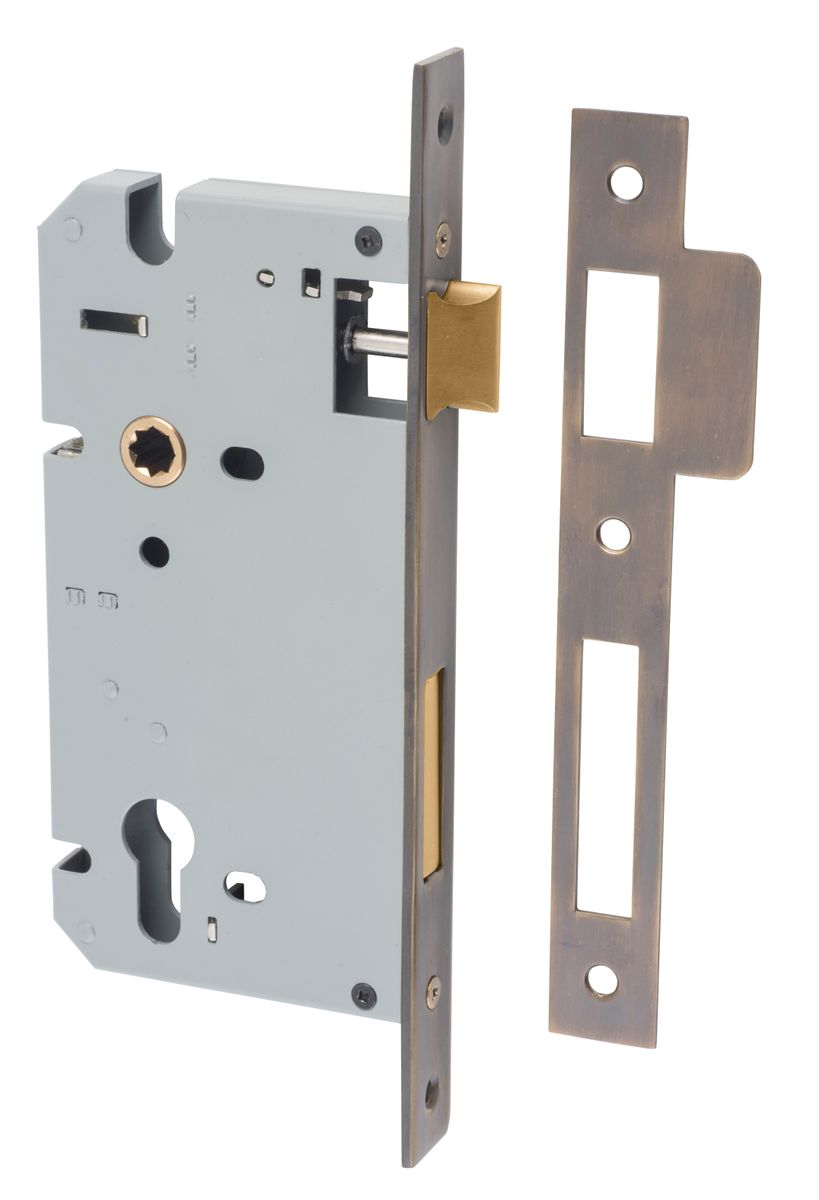 6035 - 85mm Euro Mortice Locks - 60mm Backset - Signature Brass