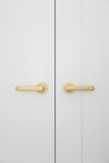20776 - Osaka Lever - Round Rose - Brushed Brass - Passage